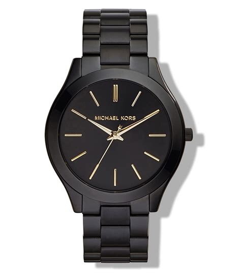 reloj negro michael kors mujer